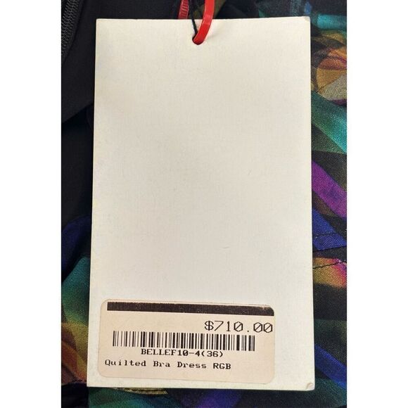 BELLE SAUVAGE QUILTED BRA DRESS NWT Size 36/4 Small - Picture 9 of 10